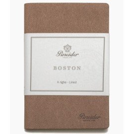 Pineider Lined Notes Boston Canvas Cover Small 9x14 cm Sand