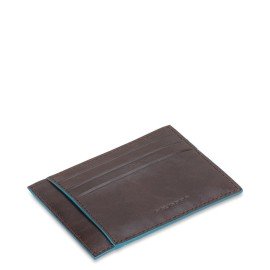 Piquadro Pocket Credit Card Holder Blue Square PP2762B2R/BLUE