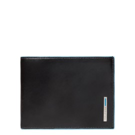 Piquadro Men’s Wallet Blue Square Black PU257B2R/N