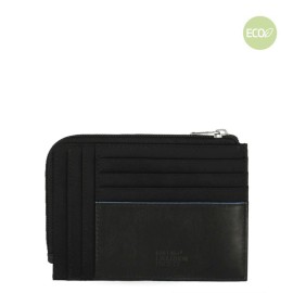 Piquadro Zipper Coin Card Holder Ryan Black PU1243RYR/N