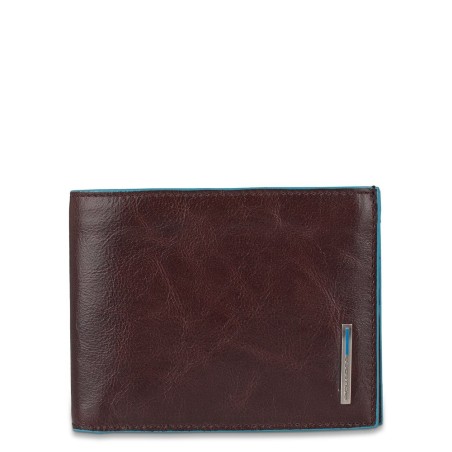 Piquadro Leather Wallet for man Blue Square PU1241B2R/MO