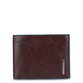 Piquadro Leather Man Wallet Blue Square PU1392B2R/MO