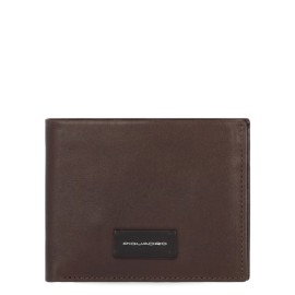 Piquadro Men’s Wallet with removable document holder Harper Dark Brown PU3891APR/TM