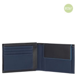 Portafoglio uomo con portamonete PU257S97R/BLU blu