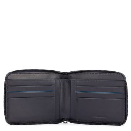 Piquadro Zip-around Men’s Wallet Harper PU5762B2VR/BLU