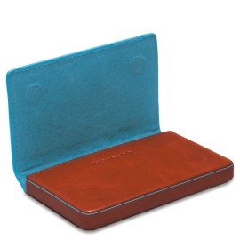 Business Card Holder Blue Square Piquadro PP1263B2/BLUE