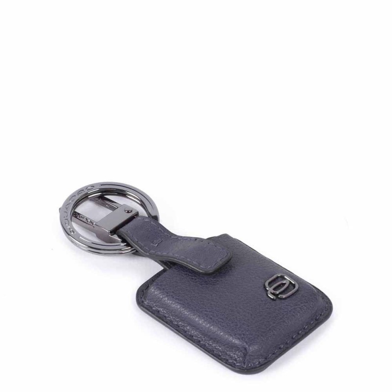 Piquadro Keychain with CONNEQU Black Square AC3954B3/BLU4