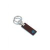 Piquadro Two-ring Keychain Blue Square PC3755B2/MO