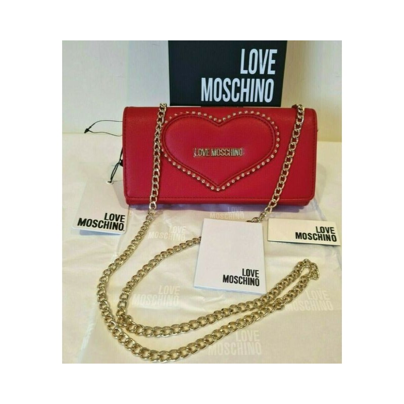 Portafoglio Love Moschino JC5640PP08KG0500 rosso