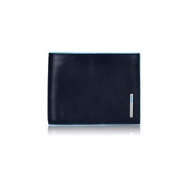 Piquadro PU1240B2/蓝色 钱包，带硬币夹