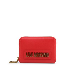 Love Moschino Zip Around Small Wallet red