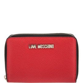 Love Moschino Zip around Wallet Red