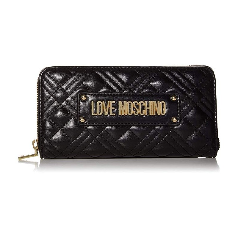 Love Moschino Quilted Zip Around Wallet black JC5600PP1ALA0000
