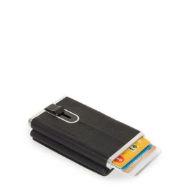 Compact wallet Piquadro per banconote e carte di credito PP4891B3R/BLU4 Blu Black Square