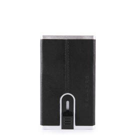 Compact wallet Piquadro per banconote e carte di credito PP4891B3R/N Black Square