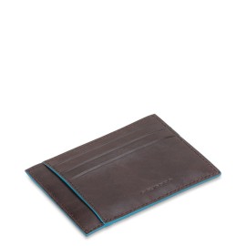 Piquadro Pocket Credit Card Holder Blue Square PP2762B2R/MO