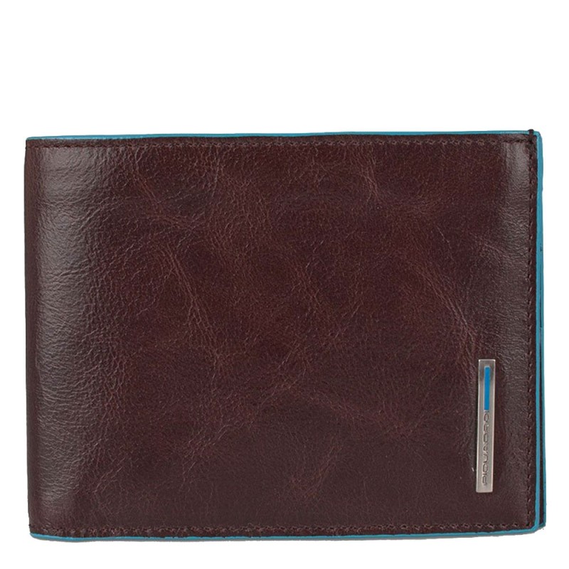 Piquadro Men’s Wallet  Blue Square PU257B2R/MO