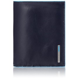 Piquadro Vertical men’s Wallet Blue Square PU1740B2/BLUE