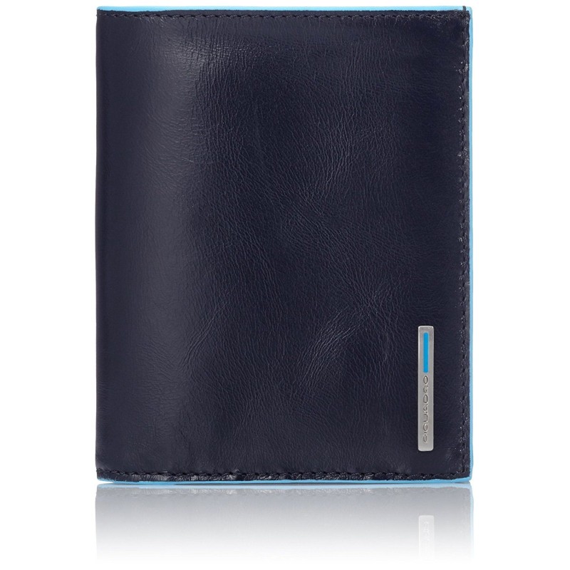 Piquadro 男士立式钱包带零钱夹 PU1740B2/蓝色