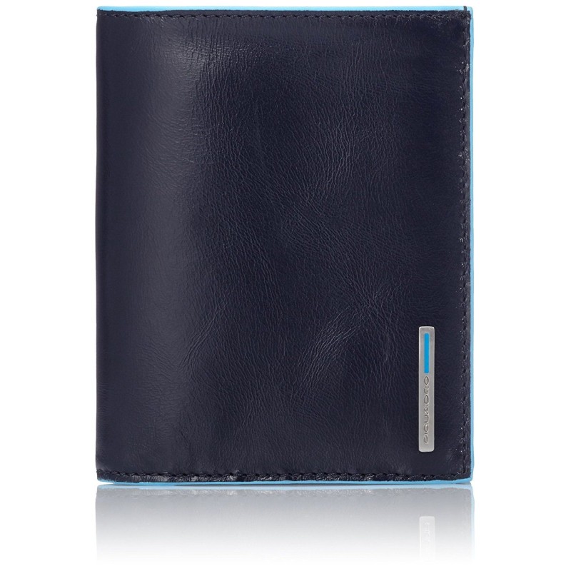 Piquadro Vertical men’s Wallet Blue Square PU1740B2/BLUE