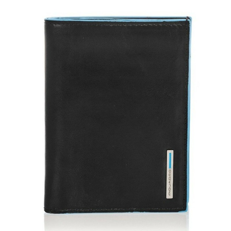 Piquadro Men Wallet Blu Square Black PU1393B2/N