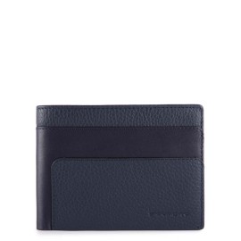 Piquadro 男士钱包，带文件夹，零钱包 PU1392S97R/BLU