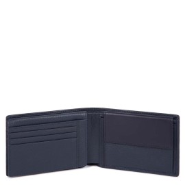 Piquadro 男士钱包，带文件夹，零钱包 PU1392S97R/BLU