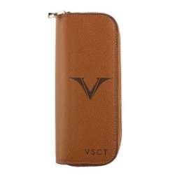 Visconti 2-Pen Holder Cognac