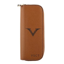 Visconti 2-Pen Holder Cognac