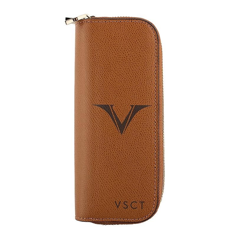 Visconti 2-Pen Holder Cognac