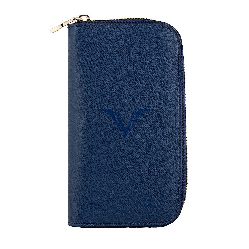 Visconti 3-Pen Holder Blue