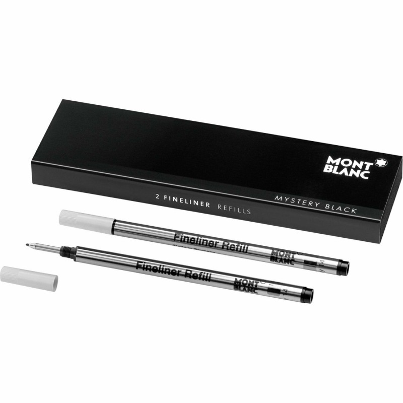 Refill fineliner Montblanc nero B 105170 confezione contenente 2 refill