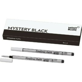 Refill fineliner Montblanc nero B 128247 confezione contenente 2 refill