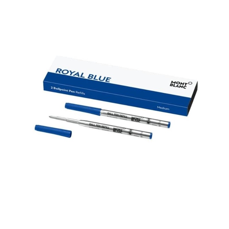 Refill penna a sfera Montblanc blu M 116213 confezione contenente 2 refill