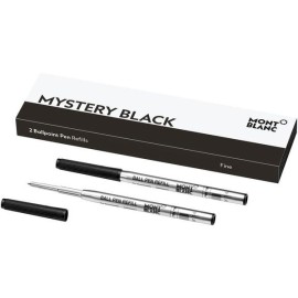 Refill penna a sfera Montblanc nero F 128210 confezione contenente 2 refill