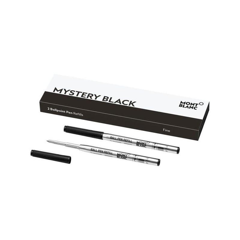 Refill penna a sfera Montblanc nero F 116189 confezione contenente 2 refill