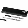 Refill penna a sfera Montblanc nero M 116190 confezione contenente 2 refill