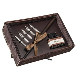 Online calligraphy set 81411 5 nibs and ink bottle