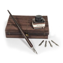 Online calligraphy set 81411 5 nibs and ink bottle