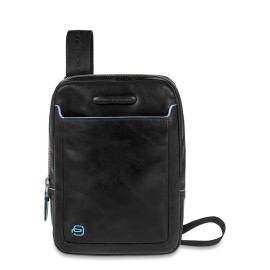 Piquadro Shoulder Bag Blue Square Black CA3084B2/N