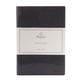 Pineider Notes Boston Medium 14.5x21 cm Charcoal Grey 099104 372