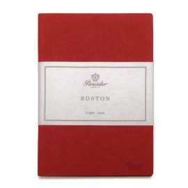 Pineider Lined Notes Boston Medium 14.5x21 cm Corsa Red 099104 369