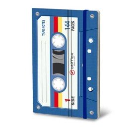 Stifflex notebook Music cassette blue tape 9x14