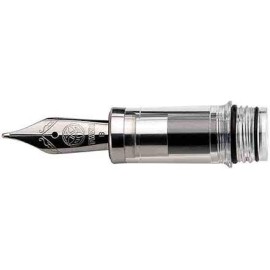 Penna stilografica Stylo Lamy LAMY Aion oliversilver pennino EF 1331944 077