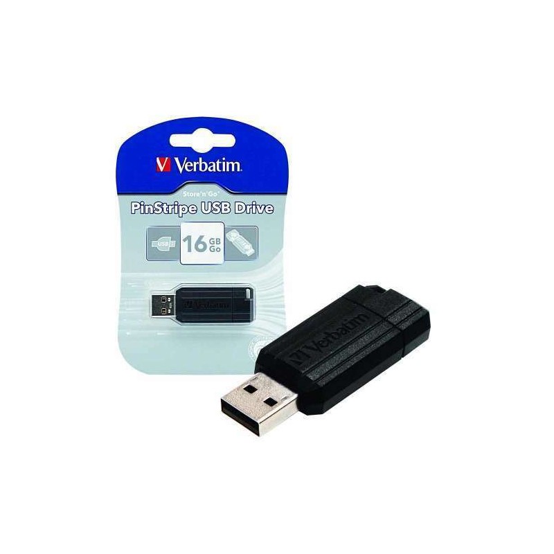 VERBATIM Pen Drive 16GB Store n Go pinstrie USB 2.0 49063 chiavetta pendrive