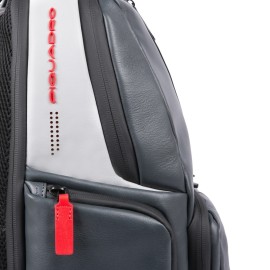 Piquadro Computer 15,6" fast-check Backpack Grey/Black CA4550UB00BM/GRN