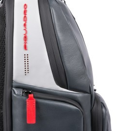 Zaino porta computer 15,6" fast-check Piquadro Grigio/Nero CA4550UB00BM/GRN