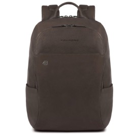 Piquadro Backpack Dark Brown Black Square CA3214B3/TM