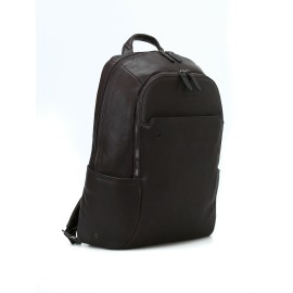 Piquadro Backpack Dark Brown Black Square CA3214B3/TM