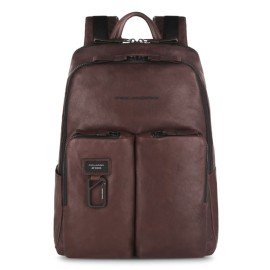 Piquadro Computer Backpack 15" Harper Dark Brown CA3349AP/TM